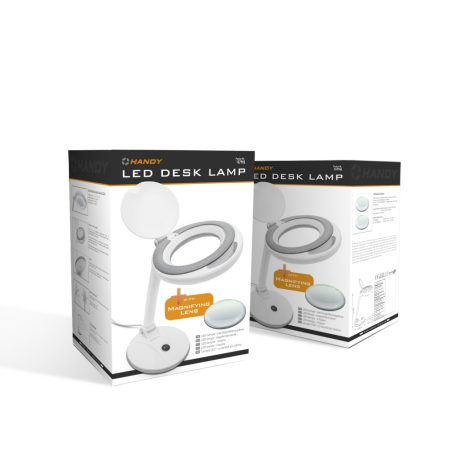 LED lámpa - nagyító lencsével - 4" - 100 mm