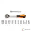 Dugókulcs készlet - 1/4" - 12 db