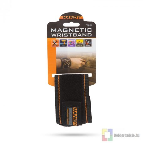 Mágneses poliészter csuklópánt 23 x 8 cm