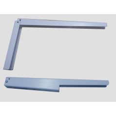 Element System Lehajtható Fali Konzol 28 cm, Alu/Ezüst