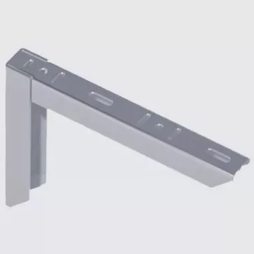 Element System Nehézkonzol, 150x200, ezüst-alu, 80 kg