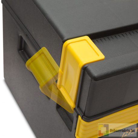 Műanyag szerszámosláda kicsi 380 x 220 x 270 mm