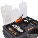 2 az 1-ben fúró + alkatrész tároló műanyag táska 15.7" - 400 x 300 x 155 mm