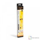 Műanyag négyoldalú vonalzó, szögmásoló   31 x 18 cm