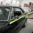 Maszkolószalag - vízbázisú - 50 m x 24 mm - sárgászöld - autóipari, hőálló