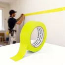 Maszkolószalag - vízbázisú - 50 m x 24 mm - sárgászöld - autóipari, hőálló