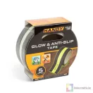 Ragasztószalag - csúszásmentes - 5 m x 50 mm - foszforeszkáló / fekete