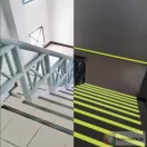 Ragasztószalag - csúszásmentes - 5 m x 50 mm - foszforeszkáló