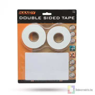   Kétoldalas habragasztó szett 2 m x 18mm - 2 db 2 x 64 db 18 x 12mm