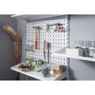 Element System Perforált Lemez Fehér 800X200 mm