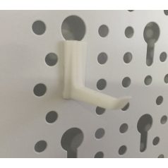 Element System Műanyag Akasztó, 40mm Fehér