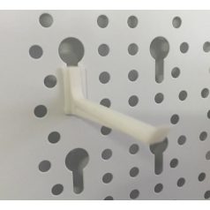 Element System Műanyag Akasztó, 75mm Fehér