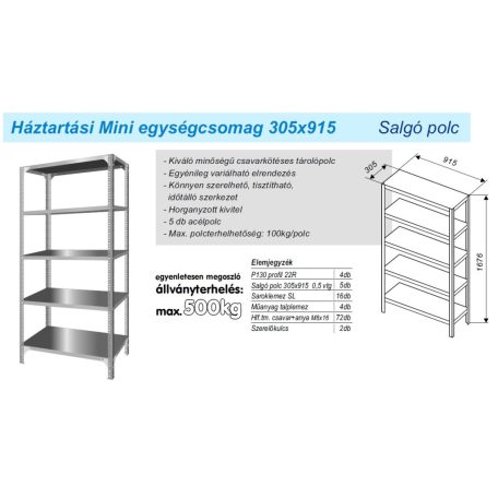 Mini Salgó Polc Szett (305x915)