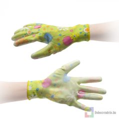 Mintás kerti kesztyű M