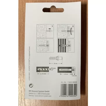 Element System Csavar+Tipli (18db)