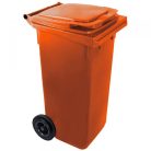 Háztartási hulladéktároló, kuka 120 L BARNA kerekes