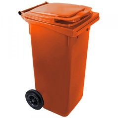 Háztartási hulladéktároló, kuka 120 L BARNA kerekes