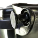 Háztartási hulladéktároló, kuka 120 L antracitszürke, kerekes