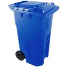 Háztartási kuka 240 KÉK kerekes