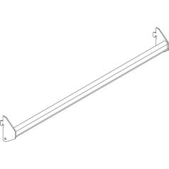Element System Tartósín 15x30x800 mm fehér