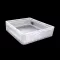 Lightline Euro láda, Euro láda, 400x300x120 mm, alja és oldala zárt, Átlátszó