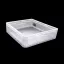 Lightline Euro láda, Euro láda, 400x300x120 mm, alja és oldala zárt, Átlátszó