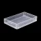 Lightline Euro láda, Euro láda, 600x400x120 mm, alja és oldala zárt, zárt markolat, Átlátszó
