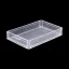 Lightline Euro láda, Euro láda, 600x400x120 mm, alja és oldala zárt, zárt markolat, Átlátszó