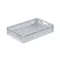 Lightline Euro láda, 600x400x120 mm perforált , Szürke