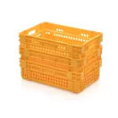 Rakásolható kenyeres és pékáru euro rekesz, 60 x 40 x 18 cm, sárga Rakásolható kenyeres és pékáru euro rekesz, 60 x 40 x 18 cm, sárga