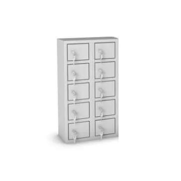 10 rekeszes értékmegőrző (Mobiltelefon tároló)