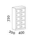 10 rekeszes értékmegőrző (Mobiltelefon tároló)