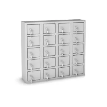 20 rekeszes értékmegőrző (Mobiltelefon tároló)