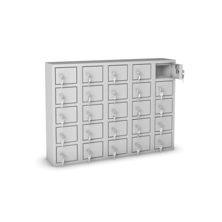 Értékmegőrző, 25 rekeszes (Mobiltelefon tároló)
