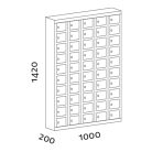 50 rekeszes értékmegőrző (Mobiltelefon tároló)