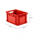 Euro Box Ef 4220, 400 X 300 X 220 mm, Piros