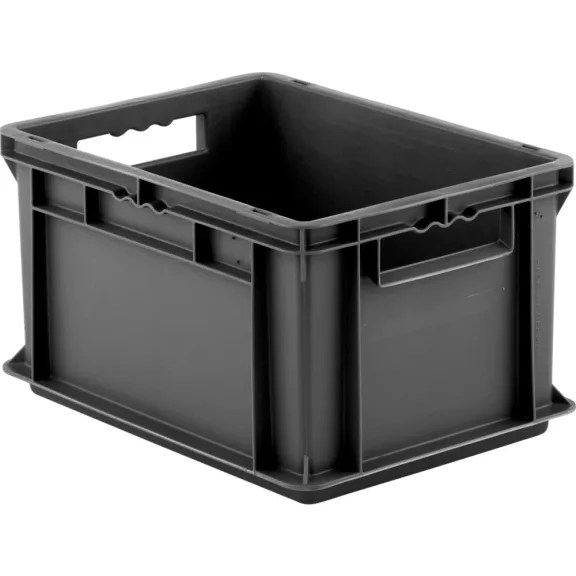 Euro Box Ef 4220, 400 X 300 X 220 mm, Fekete Euro Box Ef 4220, 400 X 300 X 220 mm, Fekete