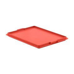 Zárófedél EF-D 43 piros, PP, 400 x 300 mm