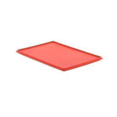 Euro Ládafedél EF-D 64, piros, PP, 600 x 400 mm