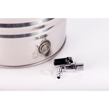 Inox kanna füles 75 L-es, csappal