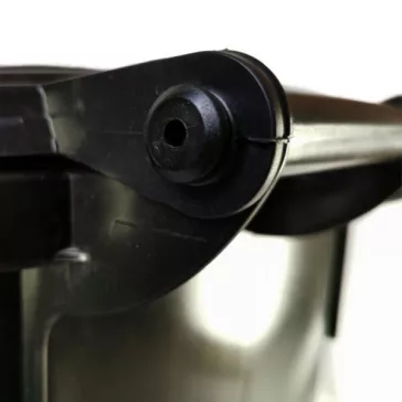 Háztartási kuka 80 l fekete, műanyag