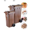 Komposzt BIO kuka 240 L BARNA kerekes