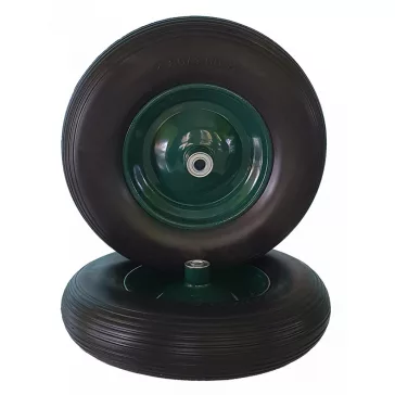   Kerék szétszedhető talicskához TÖMÖR fémfelnis 4.00-8 csapágyas