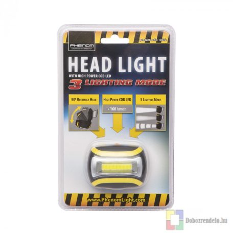 Fejlámpa COB LED-del 160 lm - 3 x AAA