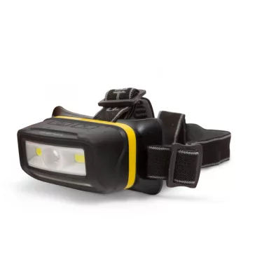   Fejlámpa Li-ion akkumulátorral mozgásérzékelővel 4 db COB LED-del