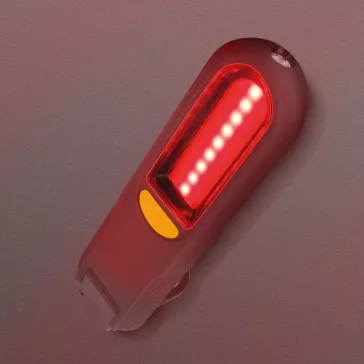   Mágneses steklámpa COB + SMD LED-del, akasztóval - vészjelzővel