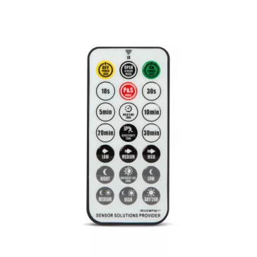   Mozgásérzékelő távirányítóval - 360° - max 10 m - max 2000W - IP65 