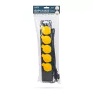 Kültéri elosztó fedéllel - 1,5 m - 5 x 230V - 3 x 1,5 mm2, gumi - IP44 