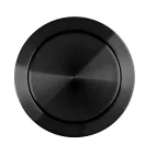 Rejtett elosztó 3-as szálcsiszolt titán fekete kapcsolóval