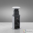 Rejtett elosztó 3-as + 2 USB szálcsiszolt